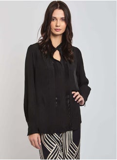 Buy Fancy Long Sleeve Lace Cuff Blouse in Egypt