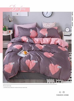 اشتري Disney Three-Piece Set Cotton Quilt Single Size Comforter Bedding Set, Anime Cartoon Bed kids Duvet Cover Set في الامارات