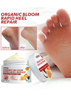Buy Organic Rapid Heel Repair Cream, Moisturizing Foot Cream, Dry Foot Skin Remover, Rapid Heel Repair, Hydrating Quickly Soften Calluses Foot Care For Men Women Cracked Heels 50G in UAE