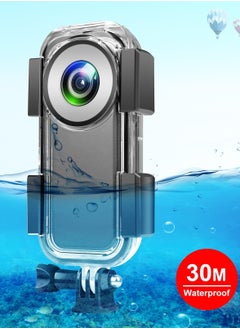 اشتري 30m Underwater Waterproof Housing Case for Insta360 ONE X2(Transparent) في الامارات