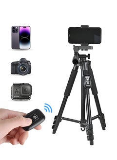 Buy Tripod For Phone/Camera 140cm With Bluetooth Remote in Saudi Arabia