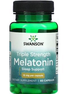 Buy Triple Strength Melatonin 10 mg 60 Capsules in Saudi Arabia