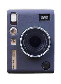 Buy Camera Case for Instax Mini EVO Silicone Protective Case for Fuji Instax Mini EVO Instant Camera Soft Rubber Lightweight Case for Fujifilm Instax Mini Evo (Blue) in Saudi Arabia
