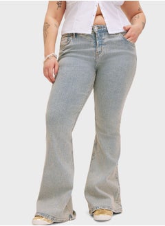 اشتري Flared High Waist Jeans في السعودية