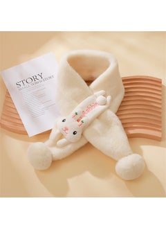 Buy Kids Cartoon Dragon Plush Scarf Winter WarmRabbit White Rabbit White in UAE