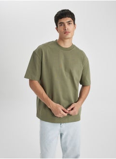 Buy Oversize Fit Crew Neck T-Shirt in UAE