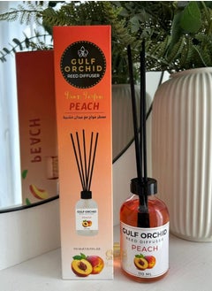 Buy Gulf Orchid Peach Crumble Reed Diffuser 110ml for Home & Office in UAE