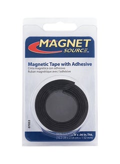 Buy Flexible Magnetic Strip with Adhesive White and Black in Saudi Arabia
