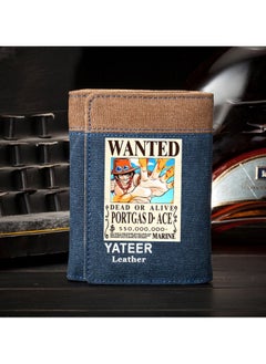 Buy New ONE PIECE Canvas Vertical Wallet in UAE