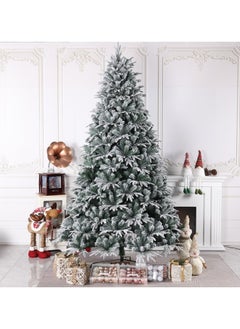 اشتري Artificial Christmas Trees 7FT Xmas Tree PE PVC Material Christmas Tree with 1050 Branch Tips and Metal Foldable Stand في الامارات