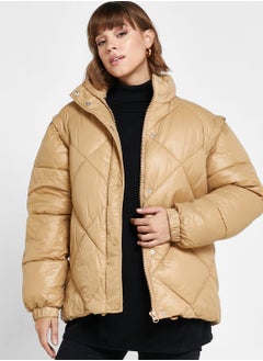 Buy Zip Detail Jacket in UAE