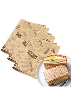 Buy 100-Piece Disposable Greaseproof Paper Sheet in Saudi Arabia