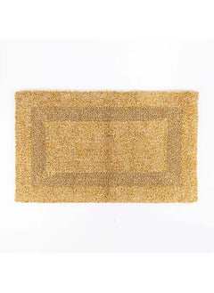 اشتري Melange Fashion Bath Mat, Gold - 80x50 cm في الامارات