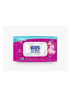 Buy Kids Wet Wipes 48 Tissues Multicolor in Egypt