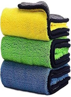 Buy Car Drying Towel,ShowTop Free Microfiber Cleaning Cloth,Premium Professional Soft Microfiber Towel,Super Absorbent Detailing Towel for Car/Windows/Screen/Kitchen,40x30cm 3Pack in Egypt