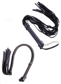 Buy Set of Riding Crop 18 and Horse Whip 34 Leather Horse Whip Riding Crop English Whip with Genuine Leather Horse Black in UAE