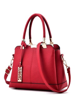 Buy Wine Red Women's Handbag,One Shoulder Handbag,Fashionable and Beautiful,Adding Temperament,Used as a Family Gift(Wine Red) in Saudi Arabia