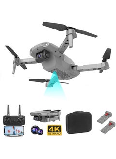 اشتري E99 PRO Drone Professional 4K HD Dual Camera Automatic Obstacle Avoidance Foldable Height Keep Mini Helicopter في الامارات