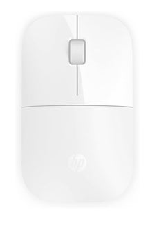 Buy HP Z3700 Wireless Mouse, White, Slim, Multi-OS & Device Compatible, 2.4GHz Connection, Multi-Surface Technology, 1200 DPI Blue LED Optical Sensor, Up to 16 Months Battery Life in Egypt