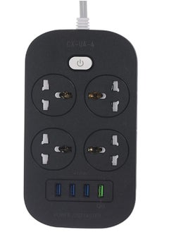 Buy Tycom Power Strip Surge Protector with USB- Extension Cord Flat Plug with Widely 4 AC Outlet and 5 USB + 1 PD port, Small Desktop Station with 6 ft Power Cord, Compact Socket in UAE