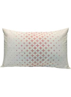 اشتري Cotton White/Pink Print Pattern 2 Piece Pillow Cover s Set 50x70cm في السعودية