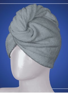 Buy Cotton Hair Drying Cap Towel Cotton hair Towel Combed Cotton   Egyptian Cotton, Quick Drying Highly Absorbent Thick Highly Hair Towels SoftMade in Egypt in UAE