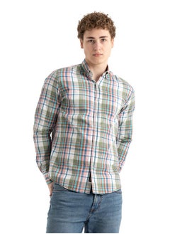 Buy Shirt Men's, Stylish, Oxford Cotton , Olive , Multicolor in Egypt