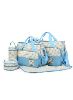 Buy Chic Baby Diaper Bag Set All-in-One Travel Solution for Baby Needs Blue in UAE