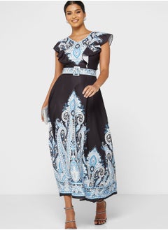 Buy Printed A-Line Dress in Saudi Arabia