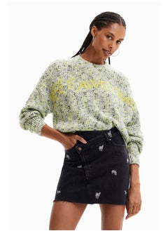 Buy Chunky knit jumper with embroidery in Egypt