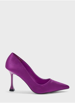 اشتري Satin Pointed-Toe Pumps في السعودية