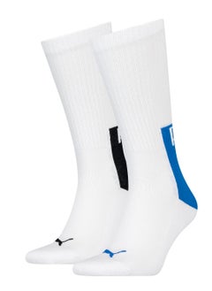 Buy 2 Pack Of Logo Block Crew Sock in UAE