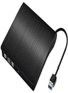 اشتري USB 3.0 Portable External DVD Drive for Windows/Linux/OS/Apple/Mac (Black) في مصر