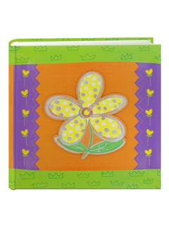 Buy 200Pocket 3D Daisy Applique Cover Photo Album 4 By 6Inch in UAE