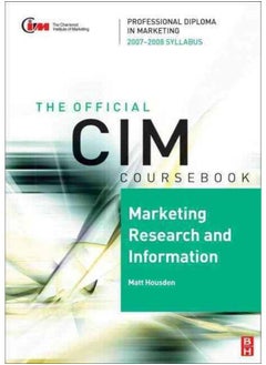 اشتري CIM Coursebook 07/08 Marketing Research and Information في مصر