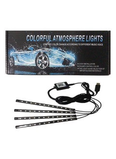 Buy Led Car Light With Usb Wireless App Music Control Auto Interior Decorative Lamp Strip Light in Egypt