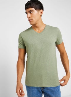 Buy Essential V-Neck T-Shirt in UAE