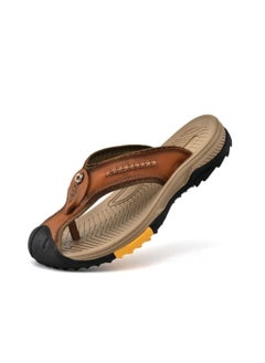 Buy Men's summer Baotou Flip-flops sandals in UAE