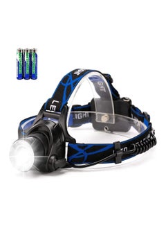 اشتري Nnewvante LED Head Torch Headlamp 1000 High Lumens Head Torches with 3 Light Modes, Adjustable & Zoomable Headlights for Safety & Durable Use, Suitable for Camping, Hiking, Running - Super Bright Flas في الامارات