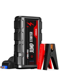 Buy FEIKFEIZ Car Jump Starter 2500A Peak 22800mAh 12V Super Safe Jump Starter(Up to All Gas, 8.0L Diesel Engine), with USB Quick Charge 3.0 (2500A/22800mAh) in Saudi Arabia