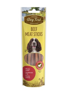 Buy Beef Meat Sticks Treats For Adult Dogs 45G in UAE