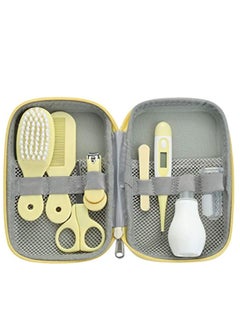 اشتري COOLBABY-Baby Nail Kit, 8 Pieces Newborn Baby Healthcare Kit (Yellow) في الامارات