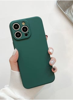 Buy Compatible with iPhone 15 Pro phone case,protective liquid silicone, [enhanced camera protection] [soft scratch resistant ultra-fine fiber lining] shock-absorbing phone case iPhone 15 Pro 6.1 in Saudi Arabia