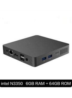 Buy Mini PC M2 Desktop Laptop Intel Celeron N3350 6G RAM 64G ROM USB3.0 Win10 WiFi Bluetooth 4.2 in Saudi Arabia