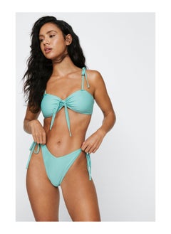 Buy Recycled Tie Front V Bikini Set in Saudi Arabia