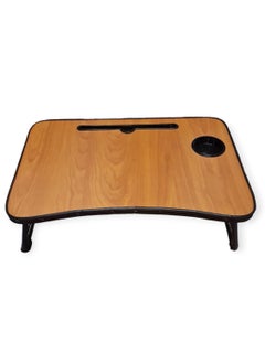 Buy Portable Multi Use Folding Laptop Table - 60*40 Cm - Cherry in Egypt