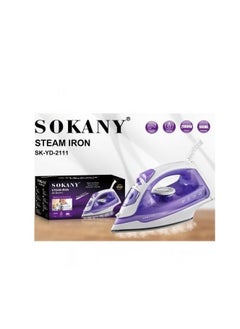 Buy Sokany Steam Iron - SK-2111 2000 Watt purple in Egypt