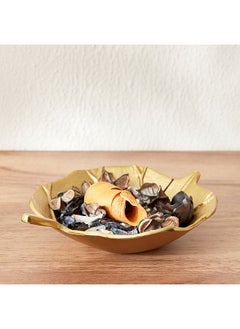 Buy Essence Lotus Leaf Platter 23 x 6 x 20 cm in UAE