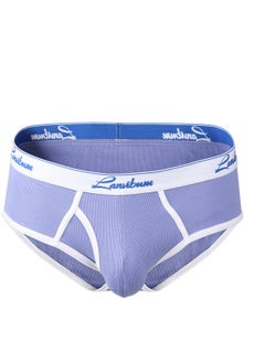 Buy Cotton Mid-rise Men's Underwear Purple in Saudi Arabia