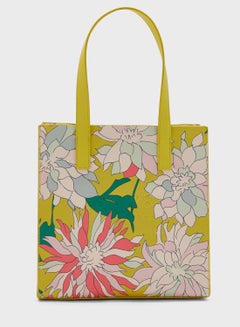 Buy Flowcon Floral Printed Small Icon Tote Bag in UAE
